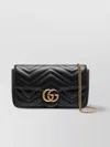 Gucci Gg Marmont Leather Wallet On Chain