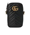 Gucci Gg Marmont Mini Crossbody Bag In Black