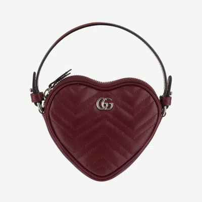Gucci Gg Marmont Mini Bag In Burgundy