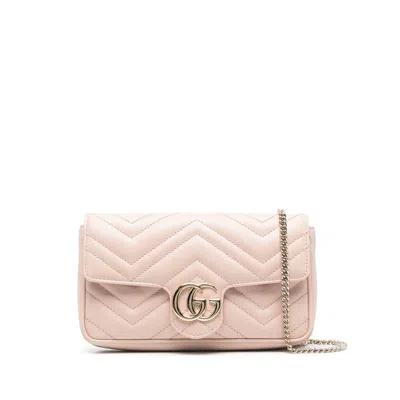 Gucci Gg Marmont Mini Bag In Pink