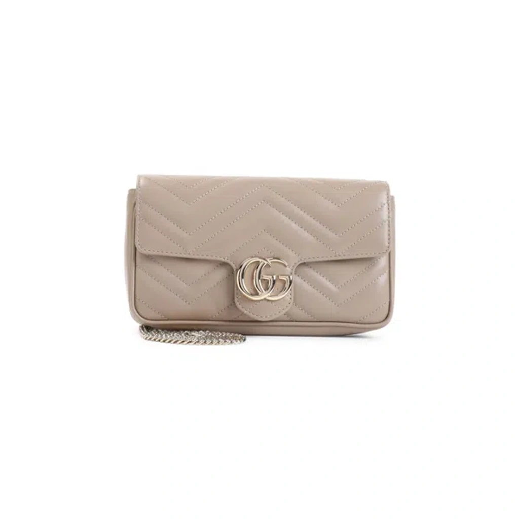 【GUCCI】GG MARMONT MINI BAG WITH CARDHOLDER●751526AAEKI154 Gucci Gg Marmont Mini Bag With Cardholder In Neutral | ModeSens
