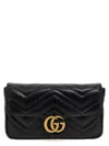 Gucci Gg Marmont Mini Crossbody Bag In Black