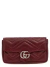 Gucci Gg Marmont Mini Crossbody Bag In Red