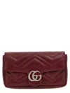 Gucci Gg Marmont Mini Crossbody Bag In Red