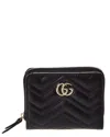 Gucci Mini Leather Wallet In Black