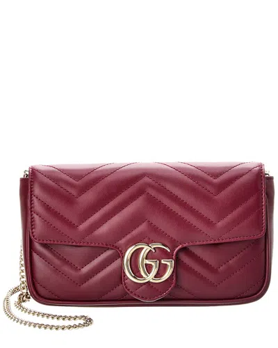 Gucci Gg Marmont Mini Leather Shoulder Bag In 6241