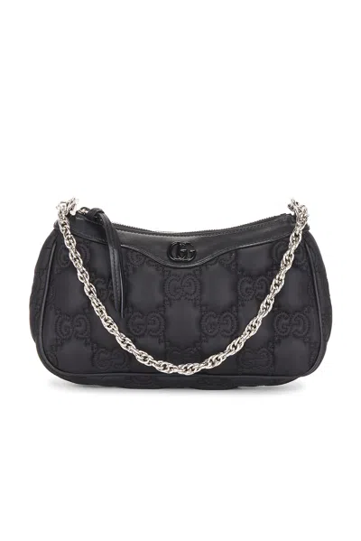 Pre-owned Gucci Gg Marmont Mini Shoulder Bag In Black
