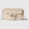 Gucci Gg Marmont Mini Shoulder Bag In Neutral