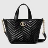 Gucci Gg Marmont Medium Tote Bag In Black