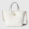 Gucci Gg Marmont Mini Tote Bag In White