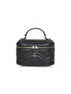 Gucci Gg Marmont Mini Vanity Matelassé Leather Shoulder Bag In Black