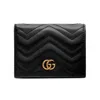 Gucci Gg Marmont Card Case Wallet In Black