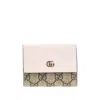 Gucci 'gg Marmont' Mini Wallet In White