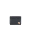 Gucci Gg Marmont Money-clip Wallet In Black  