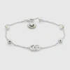 Gucci Gg Marmont Mother Of Pearl Bracelet In Undefined
