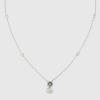 Gucci Gg Marmont Mother Of Pearl Necklace In Undefined