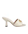 Gucci Gg Marmont Sandals In White