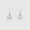Gucci Gg Marmont Ohrringe Mit Kristallen In Gold