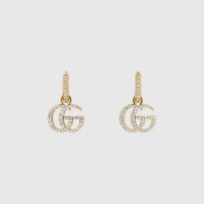 Gucci Gg Marmont Ohrringe Mit Kristallen