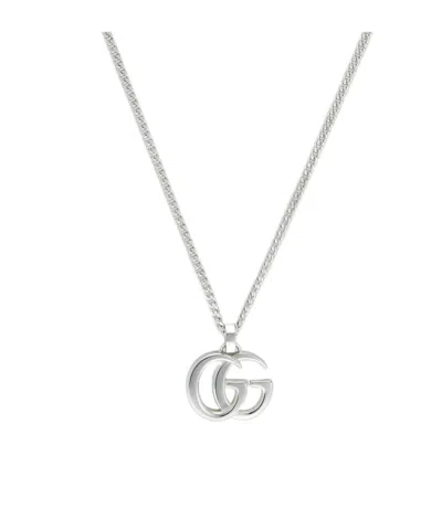 Gucci Gg Marmont Pendant Necklace In Undefined