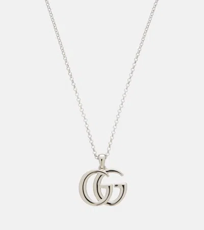 Gucci Gg Marmont Pendant Necklace In Gold