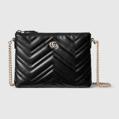 Gucci Gg Marmont Pochette With Chain