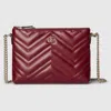 Gucci Gg Marmont Pochette With Chain