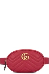 GUCCI GUCCI GG MARMONT QUILTED LEATHER BELT BAG
