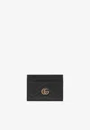 Gucci Gg Marmont Quilted Leather Cardholder In Black