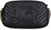 GUCCI GUCCI GG MARMONT QUILTED LEATHER CROSSBODY BAG