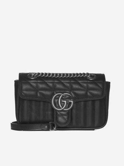Gucci Gg Marmont Quilted Leather Small Bag