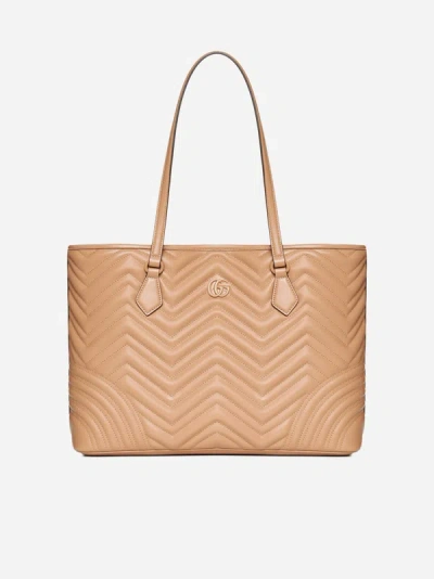 Gucci Gg Marmont Quilted Leather Tote Bag