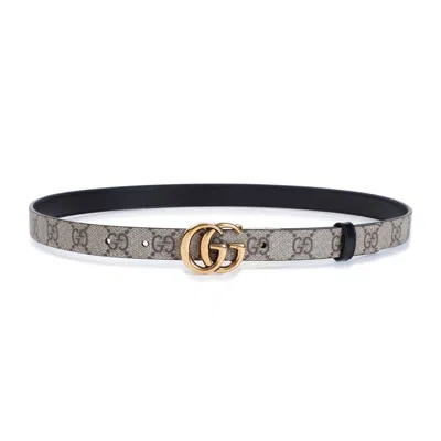 Gucci Gg Marmont Reversible Belt In Animal Print