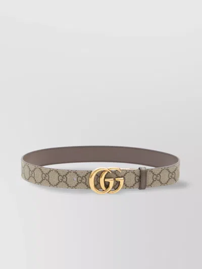 Gucci Gg Marmont Reversible Belt In Brown