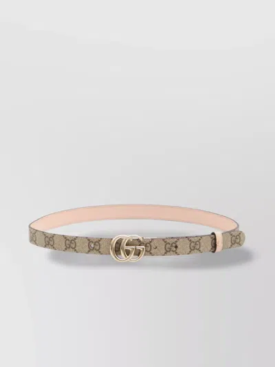 Gucci Gg Marmont Reversible Belt In Pink