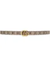 Gucci Gg Marmont Reversible Belt In Multicolor