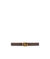 Gucci Gg Marmont Reversible Belt In Black