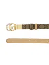 Gucci Reversible Marmont Belt In Brown