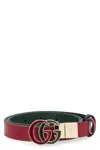 Gucci Gg Marmont Belt In Red