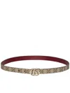Gucci Gg Marmont Reversible Slim Belt