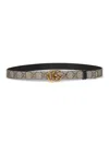 Gucci Women Gg Marmont Reversible Thin Belt