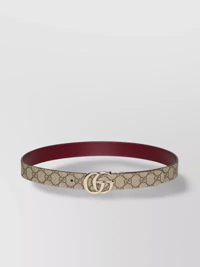 Gucci Gg Marmont Reversible Wide Belt