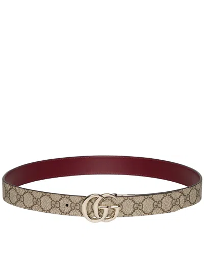 Gucci Gg Marmont Reversible Wide Belt
