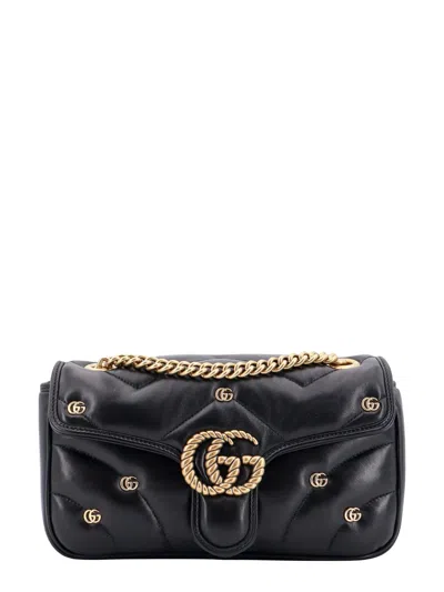 Gucci Gg Marmont Shoulder Bag In Black