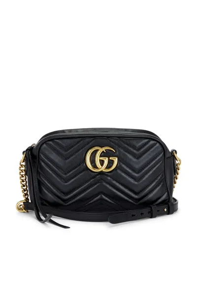 Pre-owned Gucci Gg Marmont Shoulder Bag In Black
