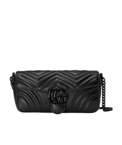Gucci Gg Marmont Shoulder Bag In Black