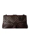 Gucci Gg Marmont Large Shoulder Bag In Brown