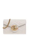 Gucci Gg Marmont Shoulder Bag In Grey