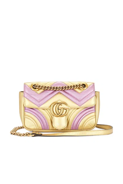 Gucci Gg Marmont Shoulder Bag In Multi