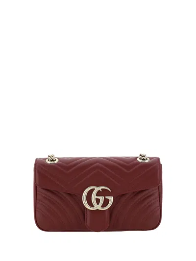 Gucci Gg Marmont Shoulder Bag In Burgundy
